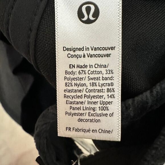 Lululemon Corduroy Ball Cap Black Grey Unisex LU9BPAS Size S/M Brand New - Picture 14 of 15
